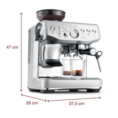 Máy pha cà phê Breville BES876BSS1BNA1 tự động xay và tạo bọt sữa - Giá 15,6 triệu 2