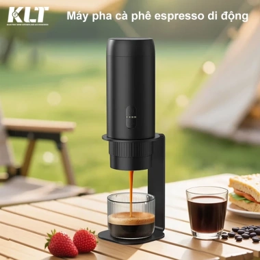 Máy pha cà phê espresso cầm tay Cliton mini, sạc lại, tiện du lịch, giá 899.000đ Máy pha cà phê espresso cầm tay Cliton mini, sạc lại, tiện du lịch, giá 899.000đ