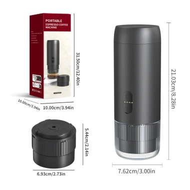 Máy pha cà phê espresso cầm tay Cliton mini, sạc lại, tiện du lịch, giá 899.000đ 9 Máy pha cà phê espresso cầm tay Cliton mini, sạc lại, tiện du lịch, giá 899.000đ 9
