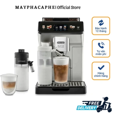 Máy Pha Cà Phê Tự Động DeLonghi ECAM 450.55.S 19 Bar Espresso Cappuccino Nhập Đức BH 12 Tháng Giá 16.5 Triệu Máy Pha Cà Phê Tự Động DeLonghi ECAM 450.55.S 19 Bar Espresso Cappuccino Nhập Đức BH 12 Tháng Giá 16.5 Triệu