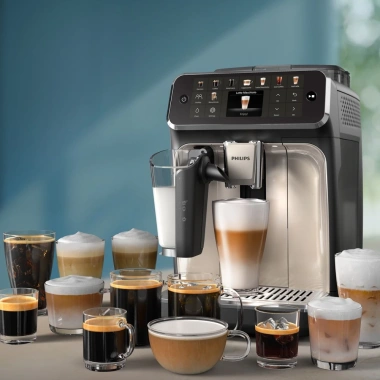 Máy Pha Cà Phê Tự Động Philips Series 5.000 EP5.447 Espresso Cappuccino Nhập EU BH 12 Tháng Giá 5.95 Triệu (7.14 Triệu) 7 Máy Pha Cà Phê Tự Động Philips Series 5.000 EP5.447 Espresso Cappuccino Nhập EU BH 12 Tháng Giá 5.95 Triệu (7.14 Triệu) 7
