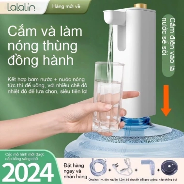 Máy pha nước nóng tức thì mini đóng chai, cần nguồn điện, văn phòng Ấm điện 5
