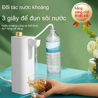Máy pha nước nóng tức thì mini đóng chai, cần nguồn điện, văn phòng Ấm điện 8