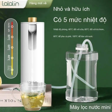 Máy pha nước nóng tức thì mini đóng chai, cần nguồn điện, văn phòng Ấm điện 9