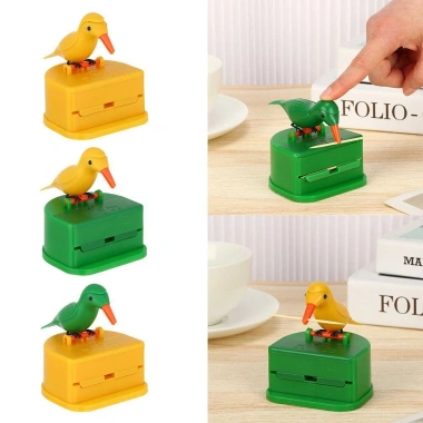 Máy phân phối tăm DWELLCO chim ruồi tự động dễ thương - Giá chỉ 39.400₫ 9