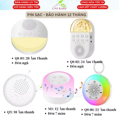 Máy phát nhạc tiếng ồn trắng - Giúp bé ngủ ngon, giảm tiếng ồn, cho bé giá ưu đãi 285k