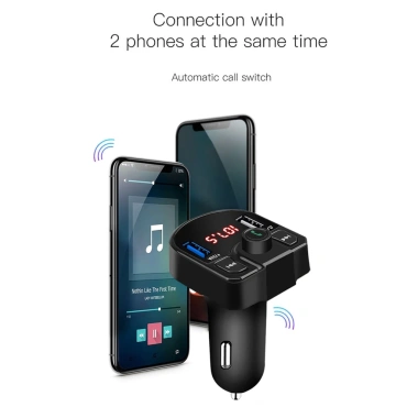 Máy phát Radio MP3 Bluetooth LGT cho xe hơi – FM không dây, màn hình LED, sạc USB kép, giảm còn 198.990₫ 3