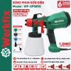 Máy phun sơn điện WORKFIX WF‑SPS800 600W 800ml 3 kiểu phun kèm 3 béc - Giá 624.000₫