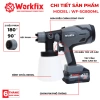 Máy Phun Sơn Workfix WF‑SG800ML 800ml – 2 chế độ, chân pin phổ thông, giá 580k 5