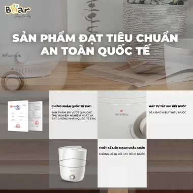 Máy phun sương Bear JSQ C45U1 4.5L - Dưỡng ẩm, làm mát không khí, giá chỉ 702.000 ₫ 7