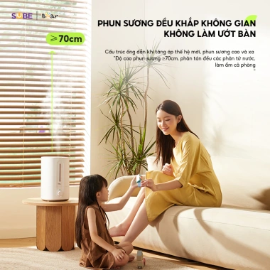 Máy Phun Sương Bear SB-TA50M 5L - Tạo ẩm, làm mát không khí, lọc ion bạc kháng bệnh, giá ưu đãi 784.000 VND 3 Máy Phun Sương Bear SB-TA50M 5L - Tạo ẩm, làm mát không khí, lọc ion bạc kháng bệnh, giá ưu đãi 784.000 VND 3