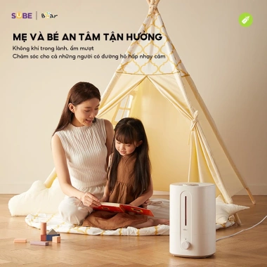 Máy Phun Sương Bear SB-TA50M 5L - Tạo ẩm, làm mát không khí, lọc ion bạc kháng bệnh, giá ưu đãi 784.000 VND 9 Máy Phun Sương Bear SB-TA50M 5L - Tạo ẩm, làm mát không khí, lọc ion bạc kháng bệnh, giá ưu đãi 784.000 VND 9