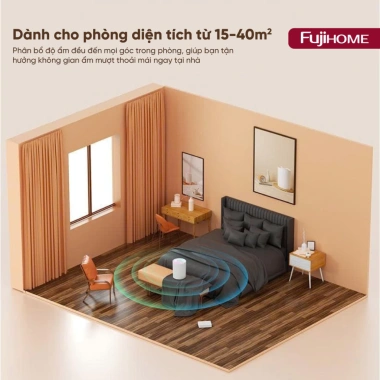 Máy phun sương mini FUJIHOME tạo ẩm, khuếch tán tinh dầu, bù ẩm phòng ngủ & khách - Giá chỉ 275.000đ 2
