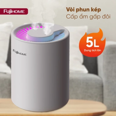 Máy phun sương mini FUJIHOME tạo ẩm, khuếch tán tinh dầu, bù ẩm phòng ngủ & khách - Giá chỉ 275.000đ 5