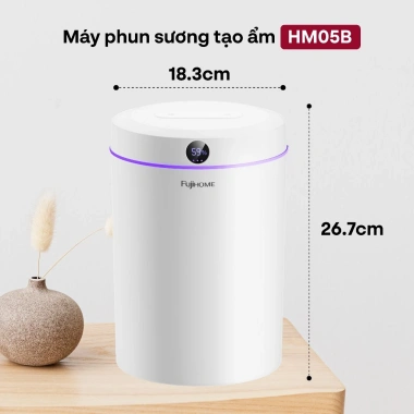 Máy phun sương mini FUJIHOME tạo ẩm, khuếch tán tinh dầu, bù ẩm phòng ngủ & khách - Giá chỉ 275.000đ 8