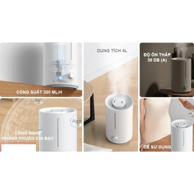 Máy phun sương Xiaomi Gen 2 4L – Tạo ẩm, xông tinh dầu, kháng khuẩn 99%, 599k 2