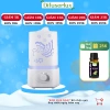Máy phun tinh dầu hồ điệp vuông 1.500ml - Khuếch tán siêu âm, tạo ẩm, xông tinh dầu DIFFUSER LUX giá ưu đãi 480k