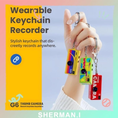 Máy quay mini G6 cầm tay bỏ túi tiện dụng giá chỉ 280.300 VND phù hợp học sinh và hoạt động ngoài trời