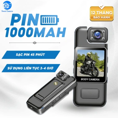 Máy quay phim 4K HOÀ TỐC 2H - Màn hình sắc nét, kết nối điện thoại, app riêng, ghi âm, quay ban - giá ưu đãi 771k