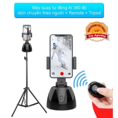 Máy quay vlog Y360 AI 360 độ tự động theo người, Remote, Tripod – Giá 80.000đ
