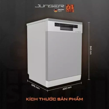 Máy rửa bát 14 bộ Junger DWJ-600 - Dung tích lớn, tiết kiệm nước, giảm giá tới 25% 6