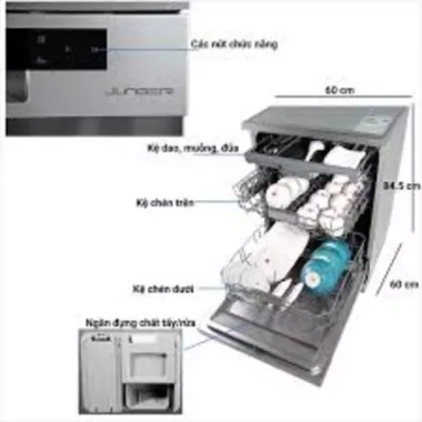 Máy rửa bát 14 bộ Junger DWJ-600 - Dung tích lớn, tiết kiệm nước, giảm giá tới 25% 8