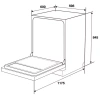 Máy rửa bát Hafele HDW-F6.072B 535.29.700 - 3 năm bảo hành, giá chỉ 18.070.300đ 4