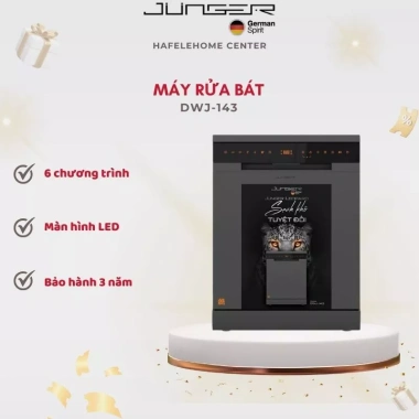 Máy rửa bát JUNGER DWJ-143 độc lập - rửa nhanh, tiết kiệm nước, giảm giá 27%