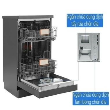 Máy rửa bát JUNGER DWJ-143 độc lập - rửa nhanh, tiết kiệm nước, giảm giá 27% 6