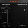Máy rửa bát JUNGER DWJ-143 độc lập - rửa nhanh, tiết kiệm nước, giảm giá 27% 7