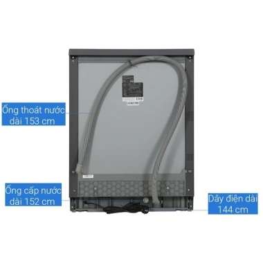 Máy rửa bát Junger DWJ-143 - Sức chứa lớn, khử khuẩn UV, tiết kiệm điện nước 8