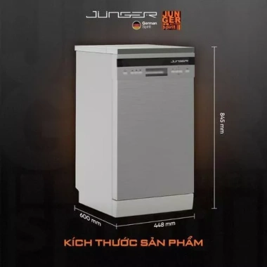 Máy rửa bát JUNGER DWJ-450 dung tích lớn, rửa sạch, sấy khô nhanh - giá ưu đãi 19.9 triệu 8
