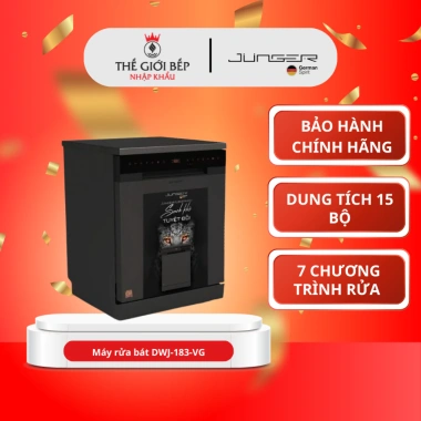 Máy rửa bát Junger JG Leopard DWJ-183-VG 15 bộ - Đa chương trình, giảm 20%