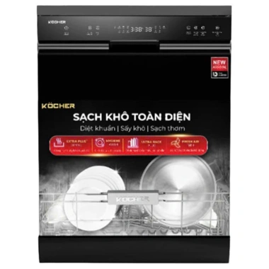 Máy rửa bát Kocher X15B sang trọng, tiết kiệm năng lượng, 6 chế độ - 17.990.000đ