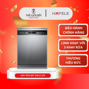 Máy rửa chân độc lập Hafele HDW-F6.051S - Công nghệ hiện đại, 8 chương trình rửa, an toàn trẻ em, giá ưu đãi 13.6 triệu