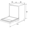 Máy rửa chân độc lập Hafele HDW-F6.051S - Công nghệ hiện đại, 8 chương trình rửa, an toàn trẻ em, giá ưu đãi 13.6 triệu 8