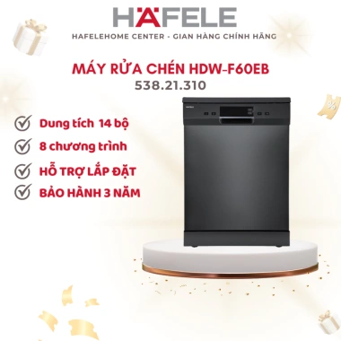 Máy rửa chén độc lập HDW-F60EB Hafele dung tích lớn - Chính hãng, giảm giá 10,65 triệu
