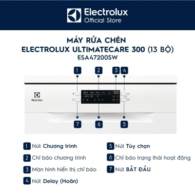 Máy rửa chén Electrolux 60 cm UltimateCare 300 - 13 bộ, giá 12,590,000 đ 3