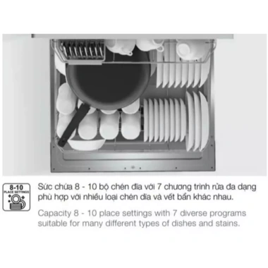 Máy rửa chén Hafele HDW-T5.551B 538.21.340 – Công nghệ EU, giá 12,156,000 VNĐ 6