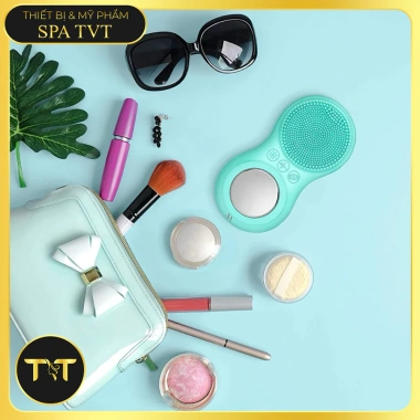 Máy rửa mặt 3 trong 1 kèm rung - Điện di tinh chất, BH 12 tháng, chỉ 700.000₫