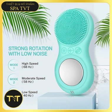 Máy rửa mặt 3 trong 1 kèm rung - Điện di tinh chất, BH 12 tháng, chỉ 700.000₫