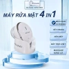 Máy rửa mặt 4 trong 1 NEVAKI - Tẩy trang, đẩy tinh chất, nâng cơ, bảo hành 1 năm