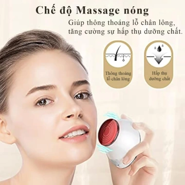 Máy rửa mặt 4 trong 1 NEVAKI - Tẩy trang, đẩy tinh chất, nâng cơ, bảo hành 1 năm 5