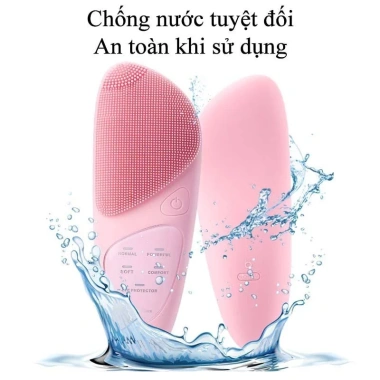 Máy rửa mặt cầm tay mini, massage nén nóng - Sạch da, chăm sóc mắt, quà tặng 290k