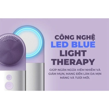Máy rửa mặt đa năng Emmié SonicRadiant 5-in-1 Deluxe Silver - Bảo hành 12 tháng - 1,170,000₫ - Hàng chính hãng