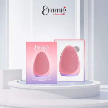 Máy rửa mặt Emmie Happy Skin Premium Brush màu Baby Pink Giá ưu đãi 499.000đ