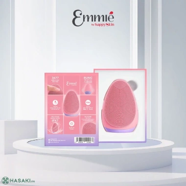 Máy rửa mặt Emmie Happy Skin Premium Brush màu Baby Pink Giá ưu đãi 499.000đ