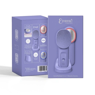 Máy rửa mặt Emmié SonicRadiant 5 in 1 - Siêu âm, chăm sóc da, bảo hành 1 năm