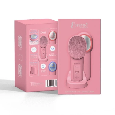 Máy rửa mặt Emmié SonicRadiant 5 in 1 - Siêu âm, chăm sóc da, bảo hành 1 năm