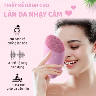 Máy Rửa Mặt Facial Sonic 3in1 - Tích Sạc Usb Nhỏ Gọn, Chống Nước, Rung Sóng Âm - Giá Ưu Đãi 67.900đ 4 Máy Rửa Mặt Facial Sonic 3in1 - Tích Sạc Usb Nhỏ Gọn, Chống Nước, Rung Sóng Âm - Giá Ưu Đãi 67.900đ 4